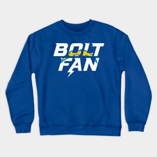 bolt fan for los angels Crewneck Sweatshirt